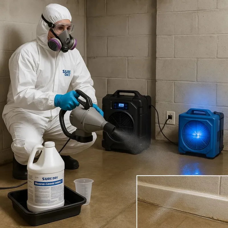 Sanitization and Odor Removal process in Shackelford, CA